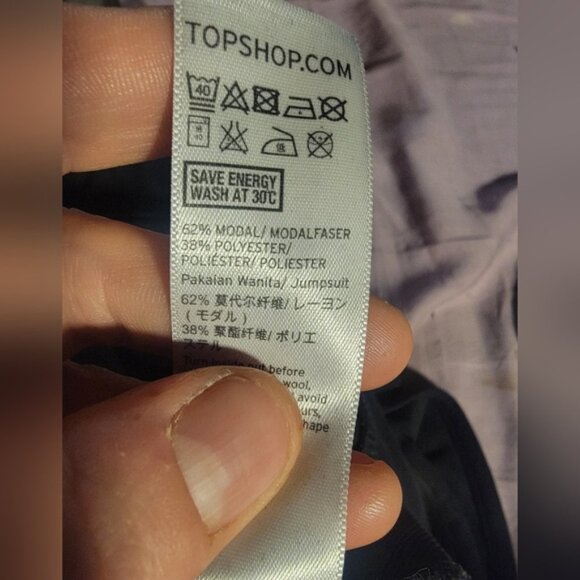 Topshop Modal Wide Leg Jumper - Picture 7 of 7